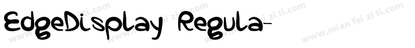 EdgeDisplay Regula字体转换